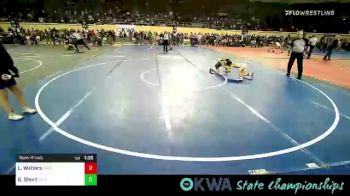 80 lbs Semifinal - Lane Walters, Salina Wrestling Club vs Garrett Short, PC Takedown