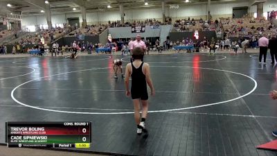 75 lbs Cons. Round 1 - Trevor Boling, Knights Wrestling Club vs Cade Sipniewski, Elite Wrestling Academy