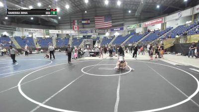 116 lbs Semifinal - Allison McDaniel, Wrecking Crew vs Sydney Huber, Matpac Wrestling ND