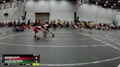 126 lbs Round 3 (8 Team) - Jackson Knupp, Impact Black vs Easton Matthews, D3 Training Center