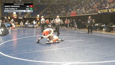 75 lbs Round Of 16 - John Cambra IV, Mahanoy Area vs Marco Hernandez, Tredyffrin Easttown