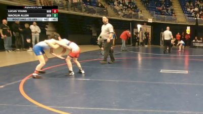 75 lbs Consy 1 - Lucas Young, Harborcreek vs Macklin Allen, Avon Grove
