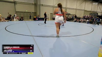 235 lbs Round 4 (6 Team) - Gabriella Oregon, Ohio Red vs Jax Saeed, California Red