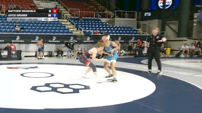120 lbs Cons. Rd Of 32 - Matthew DeAngelo, Virginia vs Jayce Gruber, Minnesota