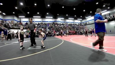 49 lbs Consi Of 8 #2 - Milo Jamshidi, Newcastle Youth Wrestling vs Brastin Woods, Tecumseh Youth Wrestling