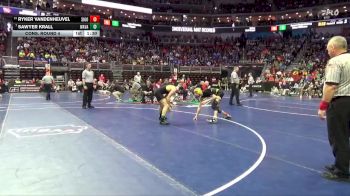 1A-138 lbs Cons. Round 4 - Sawyer Krall, Wapsie Valley vs Ryker VanDenHeuvel, Sigourney-Keota