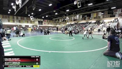 63/67 Cons. Semi - Calvin August, Team Temecula /Pin Club vs Scotty Breslin, Swarm Wrestling Club