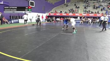 165 lbs Placement (4 Team) - Mark Lattimore, Johnson & Wales (RI) vs Jashon Holmes, Castleton