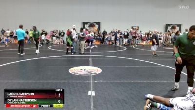 92 lbs Round 3 - Dylan Masterson, Carolina Reapers vs Ladrel Sampson, Columbia Knights