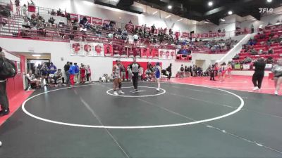 JH 138 lbs Champ. Round 3 - Abigail Jones, BIXBY vs Alaysia Dedmon, SHAWNEE