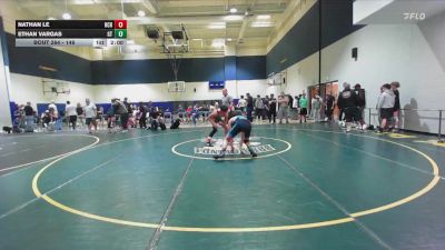 146 lbs Cons. Round 3 - Ethan Vargas, Grand Terrace vs Nathan Le, Hill Crest HS