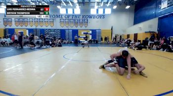 157 lbs Semis & Wb (16 Team) - Bryson Thompson, VSUS Athletics RTC vs Luis Fernandez-Medina, The Outsiders