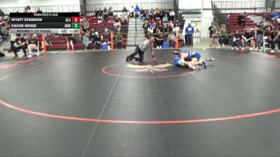 120 lbs Round 1 (16 Team) - Wyatt Stabnow, Alliance vs Cache Wood, Sheridan