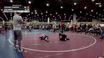 95 lbs Quarterfinal - Fletcher Thompson, Rabbit Wrestling Club vs Kian Green, Morris Fitness