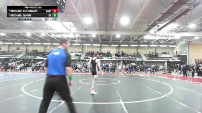 113 lbs 3rd Place - Michael Bouchard, Mt. Hope vs Michael Quinn, Bishop Hendricken