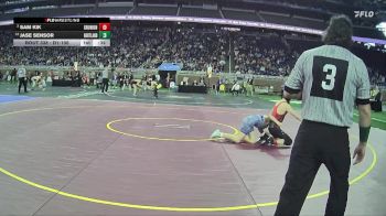 D1-106 lbs Cons. Semi - Sam Kik, Grand Rapids Union vs Jase Sensor, Hartland HS