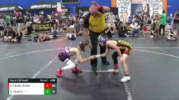 70 lbs Round 5 (6 Team) - Kaden Joustra, Untouchables White vs Cal Vander Broek, The Funky Singlets Teal