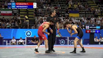 51 kg Final 3-5 - Temuri Tutarashvili, Georgia vs Danael Abdykassym, Kazakhstan