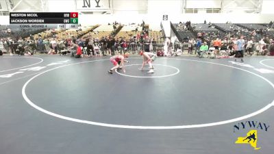 144 lbs Cons. Round 4 - Jackson Worden, Celtic Wrestling Club vs Weston Nicol, HF-L Youth Wrestling