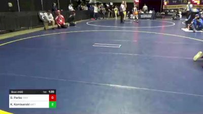 95 lbs Round Of 32 - Garret Parks, Troy vs Kolton Komisarski, Wattsburg