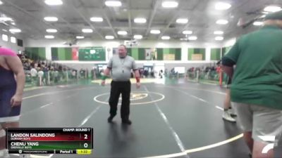 Boys 192 lbs Cons. Round 1 - Garrison Palmer, Red Bluff Boys vs Roman D`Angelo, Central Valley Boys