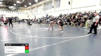 132 lbs Quarterfinal - Giuliano Sirianni, Simsbury vs Tyler Roussel, New Milford