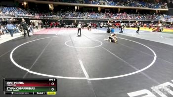 5A 113 lbs Cons. Round 2 - Josh Pineda, Princeton vs Ethan Cobarrubias, Comal Pieper