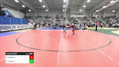 185 lbs Consi Of 16 #2 - Daegan Bishop, MD vs Kaci James, DE