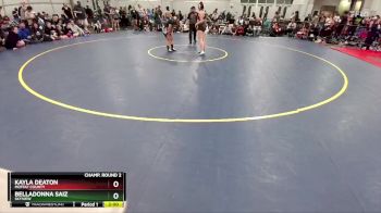 135 lbs Champ. Round 2 - Kayla Deaton, Moffat County vs Belladonna Saiz, Skyview