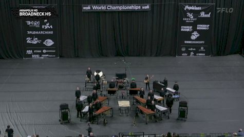 Broadneck HS "Annapolis MD" at 2026 WGI Percussion/Winds World Championships