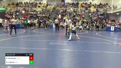 122 lbs Round Of 16 - Shay Krysinski, Tdwc vs Brady Layhue, Trinity