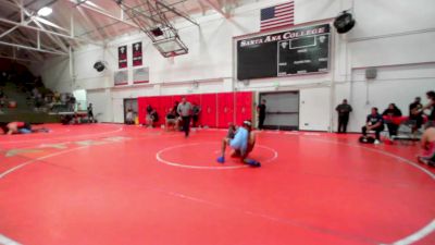 125 lbs Champ. Round 1 - Cameron Fernando, Moorpark College vs Matthew Alarcon, Victor Valley College