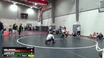 90 lbs Cons. Semi - Landen Sims, Bobcat Wrestling vs Abel Hendrix, Tennessee Valley Wrestling