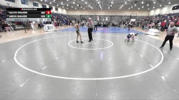 100 lbs Champ. Round 1 - Alliya Walker, Grayson County vs Amiya Walker, Louisa County