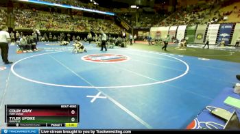 150 Class 4 lbs Champ. Round 1 - Colby Gray, Fort Osage vs Tyler Updike, Oakville