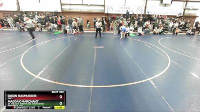 115 lbs Cons. Round 2 - Maddax Marchant, Jr. Wildcat Wrestling Association (Richfield, UT) vs Dixon Rasmussen, JWC