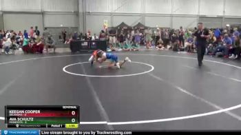 79 lbs Semis (4 Team) - Keegan Cooper, Oklahoma vs Ava Schultz, Minnesota