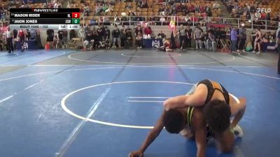 152 lbs Cons. Round 2 - Jaion Jones, Start Spartan Wrestling vs Mason Rider, New Lexington