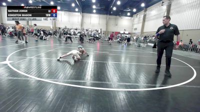 71 lbs Rr Rnd 5 - Nathan Jorge, Lake Gibson vs Kingston Mason, Tampa Bay Tigers Wrestling