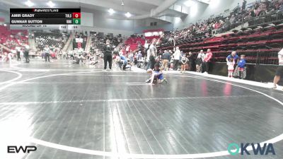 45 lbs Round Of 16 - Amir Grady, Tulsa North Mabee Stampede vs Gunnar Sutton, Vinita Kids Wrestling