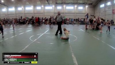 56 lbs Finals (2 Team) - Owen Zimmerman, Killer Elite vs Colt Godula, Upstate Uprising