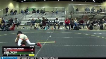 85 lbs Round 5 (6 Team) - Maxwell Schnurstein, Ares vs Jacob Powers, Elite Athletic Club