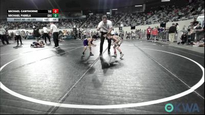 49 lbs Final - Michael Cawthorne, Tiger Trained Wrestling vs Michael Fabela, Chickasha Wrestling