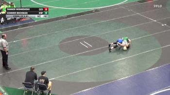 110 lbs Consi Of 8 #1 - Tanner Wisniewski, Cathedral Prep vs Conner Beckman, Hempfield
