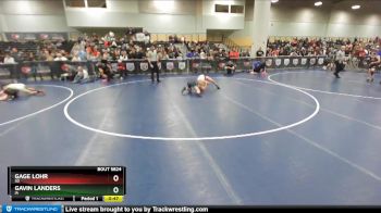 97 lbs Semifinal - Gavin Landers, IA vs Gage Lohr, SD