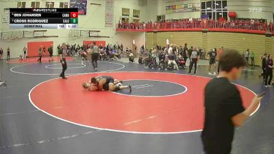 175 lbs Semifinal - Ben Johansen, Camas vs Cross Rodriguez, Calvary Chapel