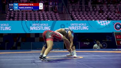 68 kg 1/4 Final - Buse Cavusoglu Tosun, Turkiye vs Adela Hanzlickova, Czechia