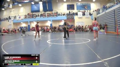 120 lbs Cons. Round 3 - Luke Schroeder, Marsh Valley vs Bryson Robles, South Fremont