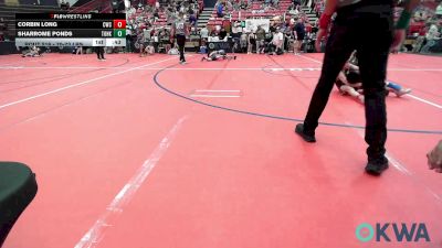 70-73 lbs Consolation - Corbin Long, Cowboy Wrestling Club vs Sharrome Ponds, Team Of Hard Knox