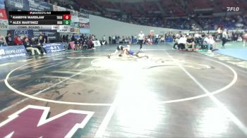 5A Boys 165 lbs Cons. Round 1 - Kamdyn Wardlaw, Thurston Boys vs Alex Martinez, Ridgeview Boys